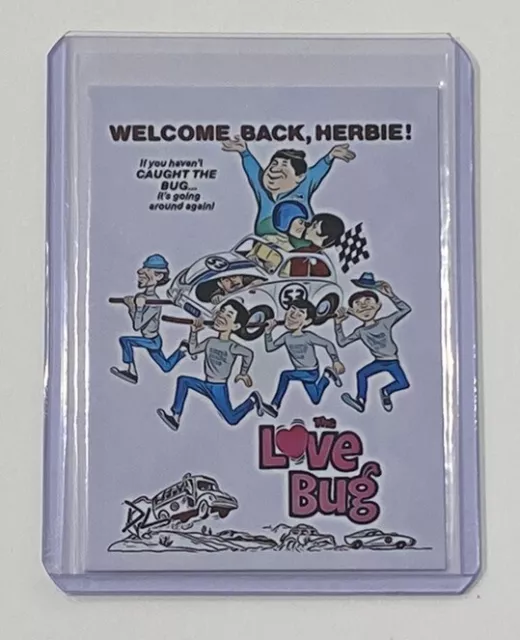 The Love Bug Limited Edition Artist Signed “Herbie” Trading Card 2/10