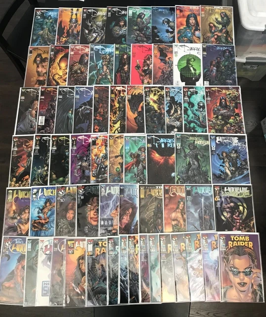 ULTIMATE WITCHBLADE THE DARKNESS TOMB RAIDER LOT 64 ISSUES! NM Image Top Cow