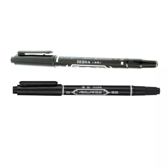 Anself 10ST Dual Haut Scribe Schablone Marker Pen