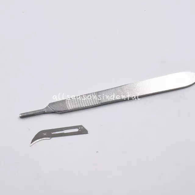 10 Pcs 12# Carbon Steel Surgical Scalpel Blades PCB Circuit Board + 3# Handle