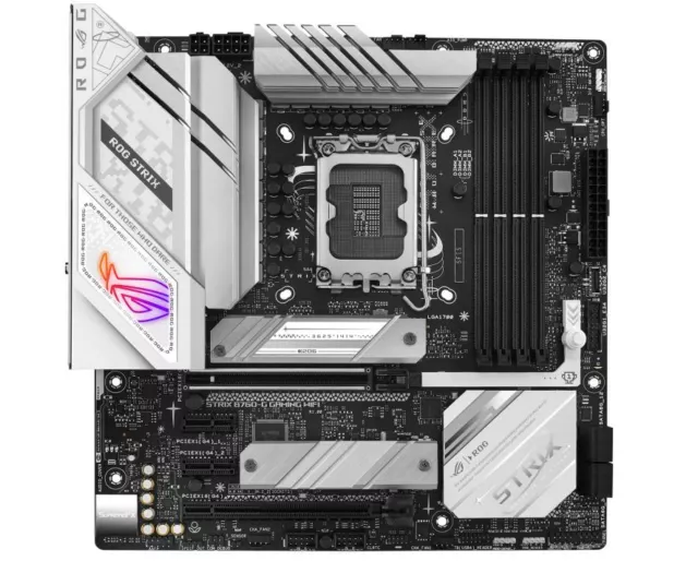 ASUS ROG STRIX B760-G GAMING WIFI Intel LGA1700 mATX Motherboard 128GB,4xDDR5...