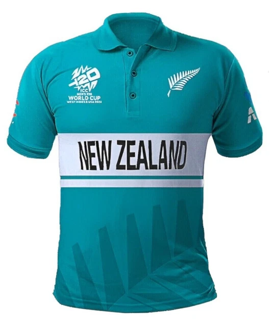 NEW ZEALAND CRICKET Team T20 World Cup Jersey 2024 For Men's New