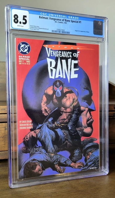 Batman: Vengeance of Bane Special #1 (1993) CGC 8.5 WP, Key 1st Bane, 1st Print