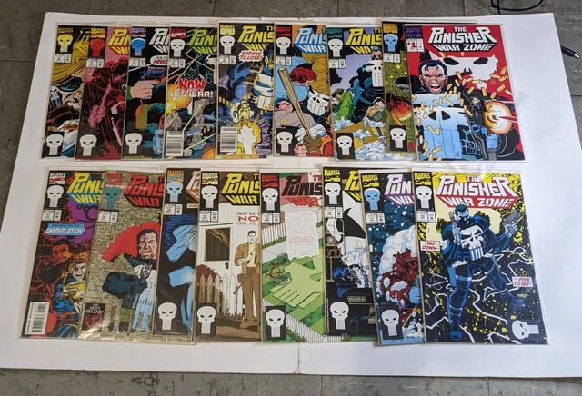 Punisher - War Zone Book Lot - Issues #1 to #17 - Marvel Comics