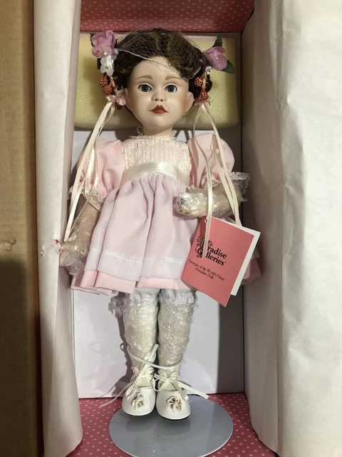 Paradise Galleries Treasury Collection Porcelain Doll: A Party for SARAH  NEW