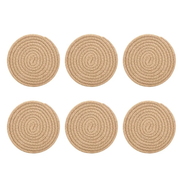 Set 6 Decorazioni Parete In Rattan Con Nappe - Fatto A Mano, Bohémien, Per Soggiorno E Camera - Foto 9