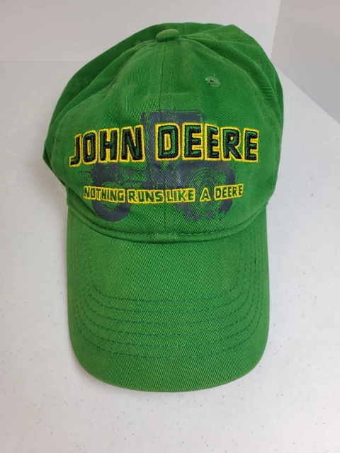 John Deere Nothing Runs Like A Deer Baseball Hat Cap S/M