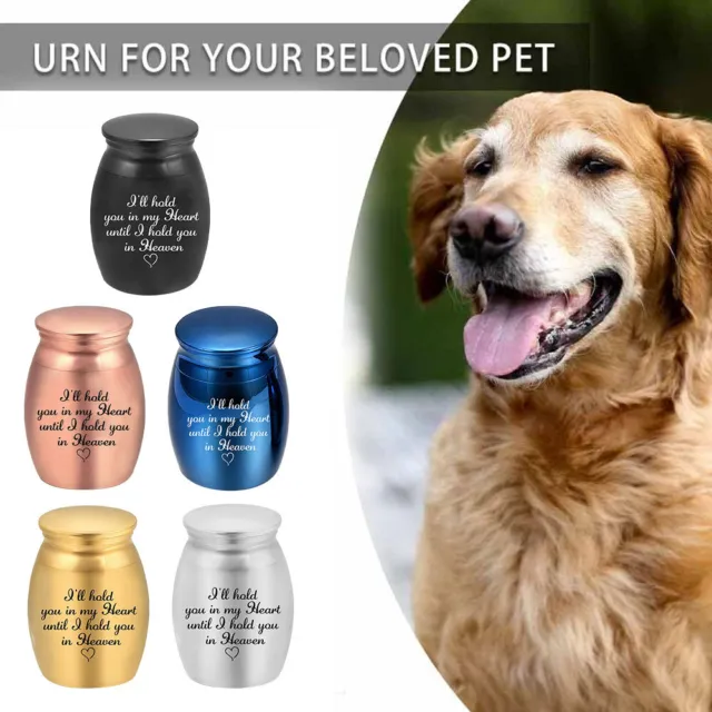 Small Cremation Urn Jar Holder Keepsake Human Pet Dog Ashes Memorial Funeral Box