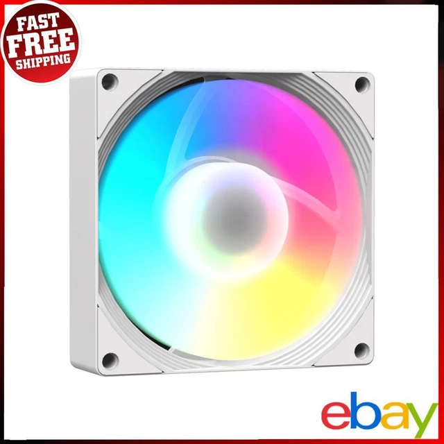 9CM ARGB PWM Chassis Fan 4Pin Silent CPU Cooling Fan for Computer Case ...