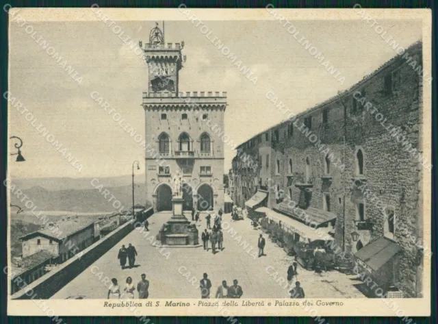 Repubblica di San Marino MACCHIE RIFILATA FG cartolina ZKM7828
