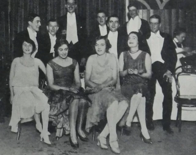 Dama Ipswich Baile de Cabaret en Ayuda de Niñas Northampton 1928 Artículo fotográfico
