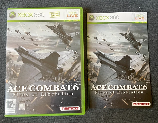 Jeu Xbox 360 Ace Combat 6 Fires Of Liberation - Version Française Avec Notice, Très Bon état, Complet