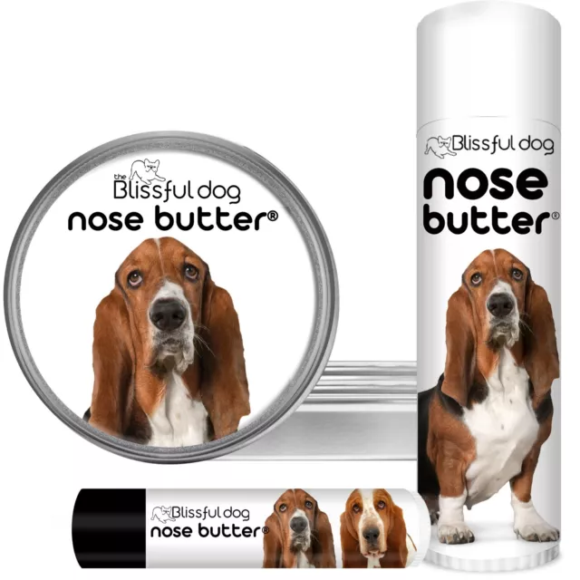 Basset Hound Nose Butter | Herbal Balm Moisturizes Rough Dry Dog Noses Naturally