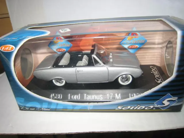 FORD TAUNUS 17 M 1960 Gris SOLIDO 4580 1:43 de reference 4580