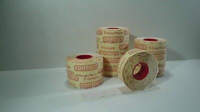 Herlitz 12000 Étiquettes de Prix 21x12 Beige Permanent Etimark Motex Herlitz 