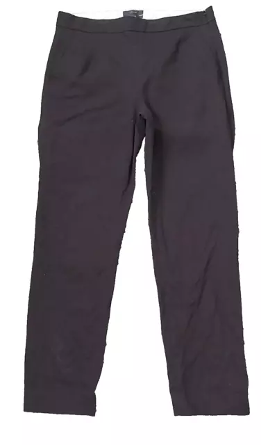 J Crew Tapered Chino Trousers Womens size 4 ( 29 inch Waist) black Martie Pants