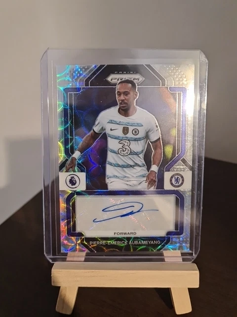 Pierre Emerick-Aubameyang Auto Chelsea Panini Prizm