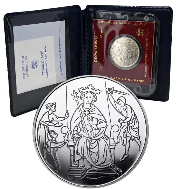 ISRAEL 1 New Sheqel 1995 Silver Prooflike 'Solomon’s Judgement' Mint pack