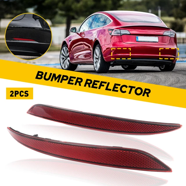 Paire De Réflecteurs De Pare-chocs Arrière Rouge Pour BMW E84 X1 2010-2015 | Référence 63142990863/864 | En ABS