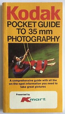 Guía de bolsillo vintage Kodak para fotografía de 35 mm 1983