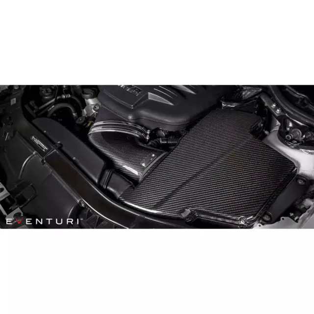 Tapa de caja de aire de fibra de carbono brillante Eventuri BMW M3 E9X serie 3 E90/E92/E93 M3 3