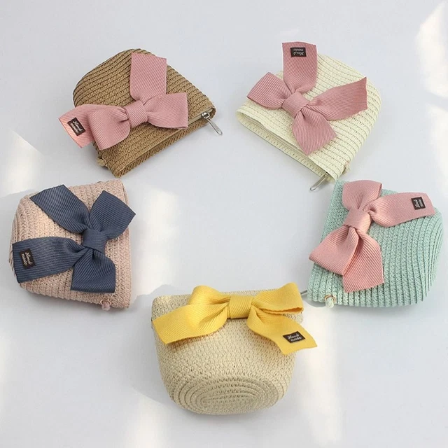Cappello da sole per ragazze bambini cappello da spiaggia cappello da pescatore cappello di paglia set cappello