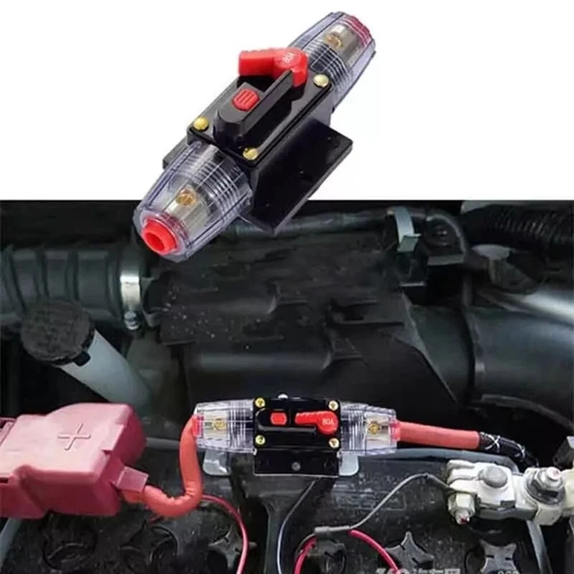 Interrupteur Fusible Audio 30A-300A IP67 Robuste Pour Voiture