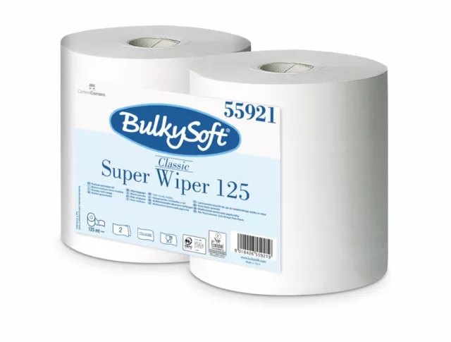 [2rt] Rotoloni Industrial Super Wiper 125 BulkySoft Automne Limpieza