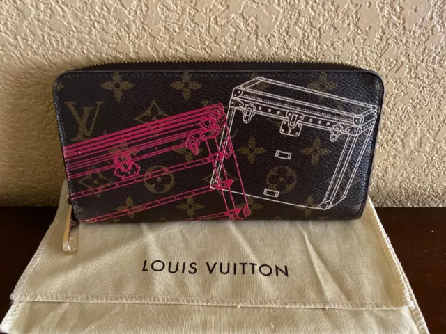 Louis Vuitton Wallet Sarah Illustre Transatlantic Monogram Rose
