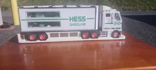 2003 Hess Toy Truck and Race Cars NEW with Inserts