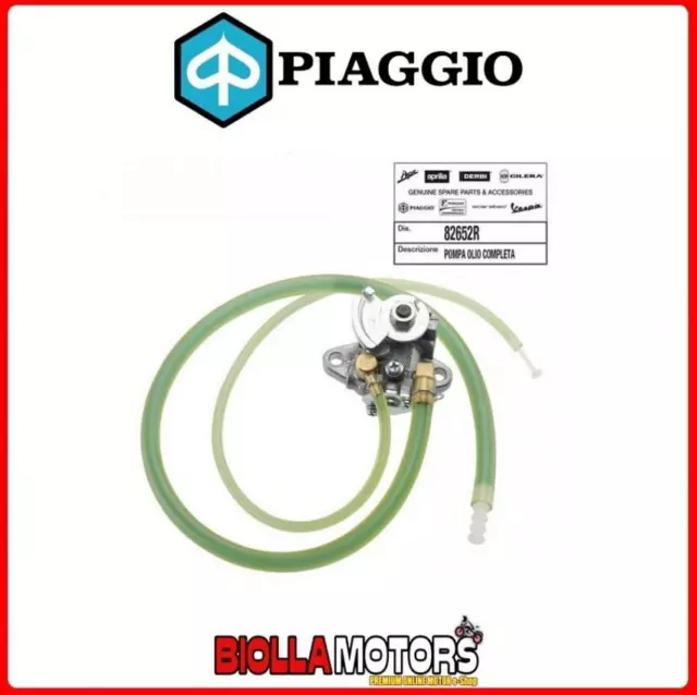 82652R Pompa Olio Piaggio Originale Completa Nrg Power Dt 2007-2015