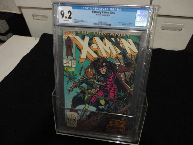Uncanny X-Men #266 CGC 9.2 White Pages 1st Appearance of Gambit Marvel 1990