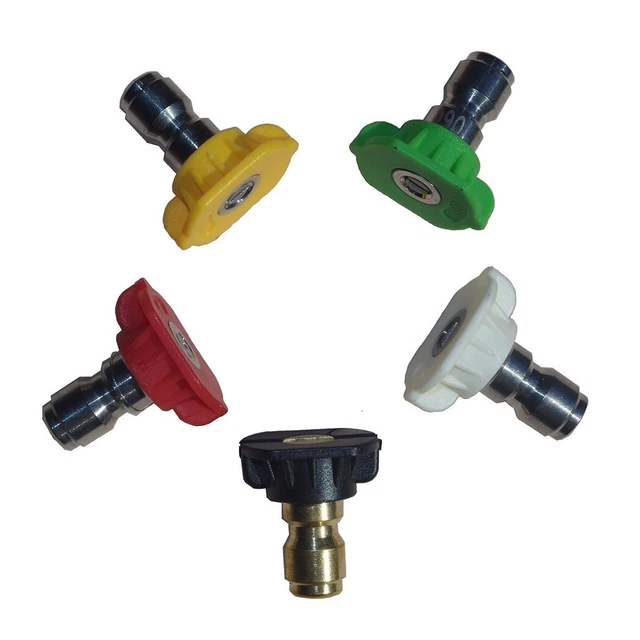 5 pezzi/set 1/4\Frizione rapida ugello lavatrice auto alta pressione rimozione sporco