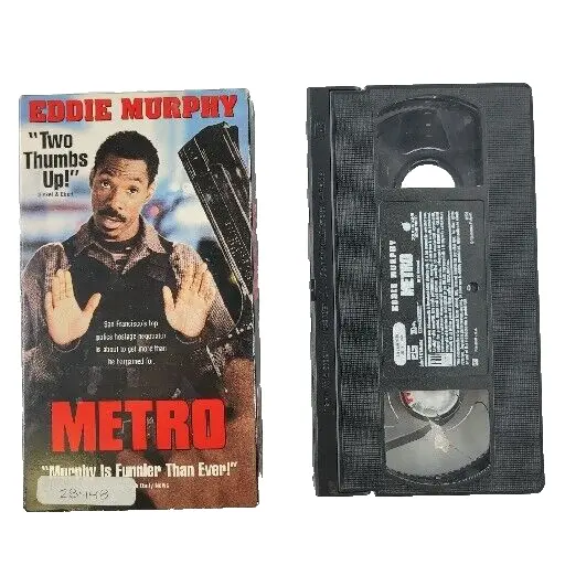 METRO VHS 1997 Eddie Murphy, Micheal Rapaport, Michael Wincot Comedy ...