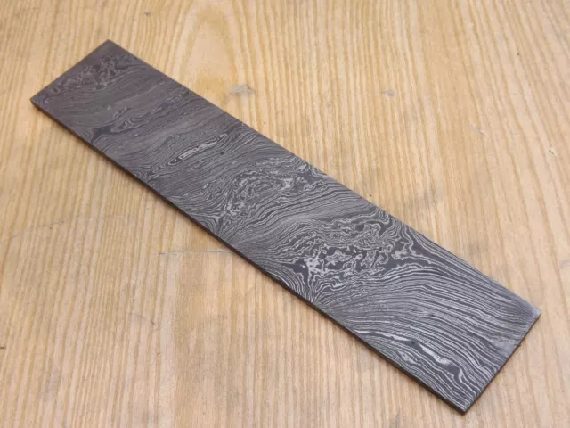 Forged Damascus Handmade  Steel Heavy Duty Billet Bar Making Knife Twist 10"x 2"