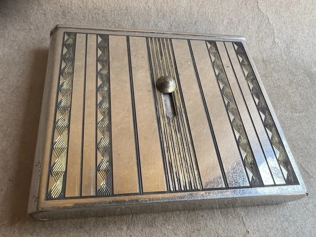 ÉTUI A CIGARETTES Art Déco d