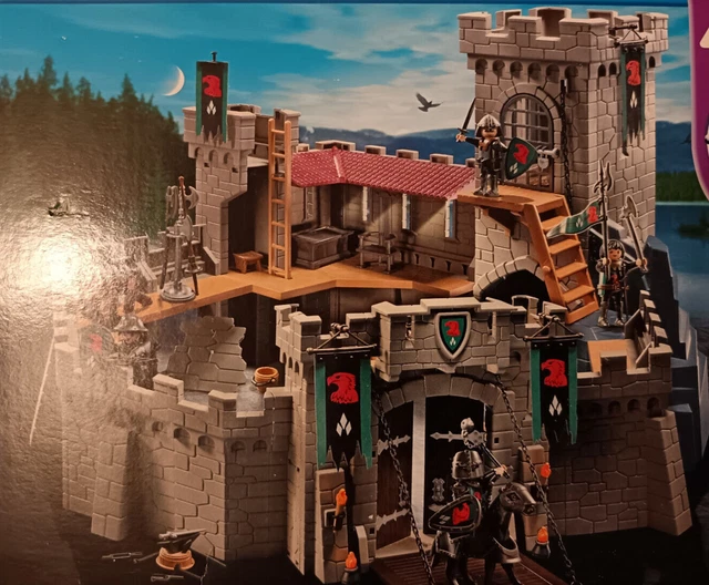 Pièce Détachée Playmobil - Toit Pour Château Fort 3666 - Numéro 0204 - Occasion