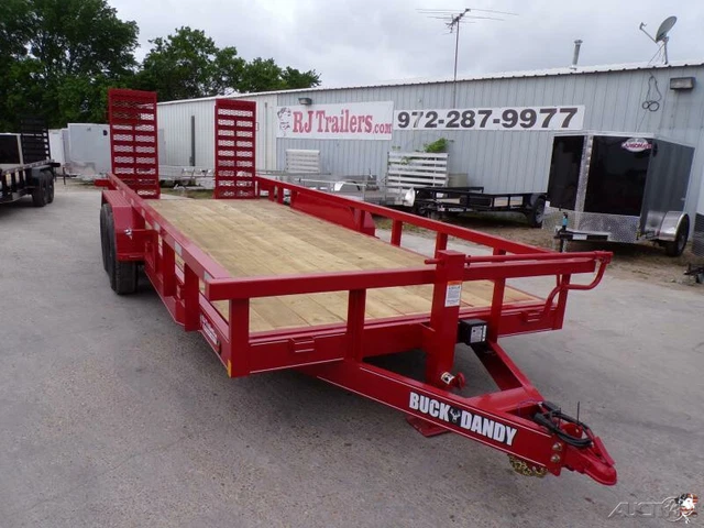 83 X 20 20' Utility Equipment Tilt Work Heavy Duty Construction BobCat TX OK