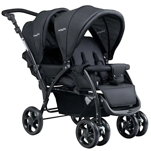 Baby Stroller  Double Foldable Twin Lightweight Travel Stroller Infant