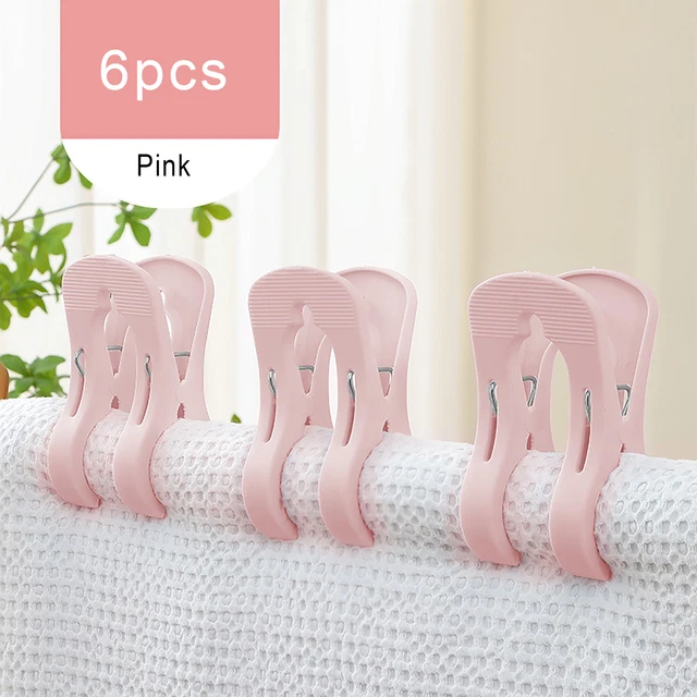 Morsetto lenzuolo letto dimensioni clip trapunta 6 pz vestiti antivento porta clip da appendere