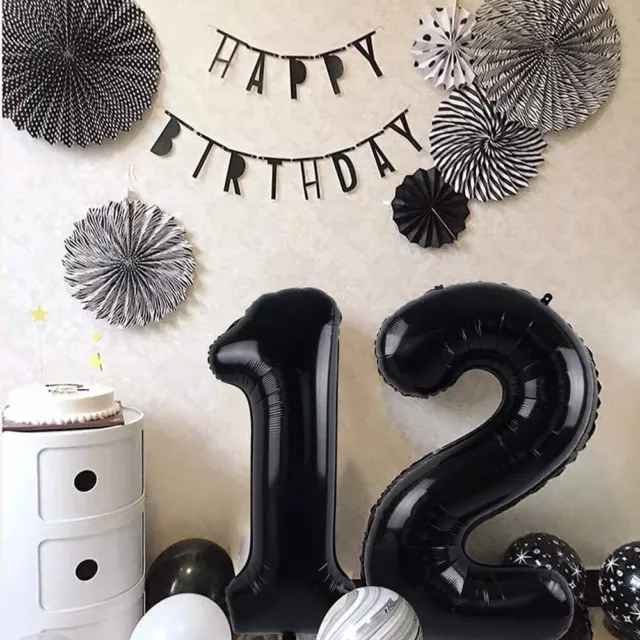 Número Globos 102cm Gigante 40.6cm Grande Cumpleaños Edad Foil Fiesta Boda GB 3