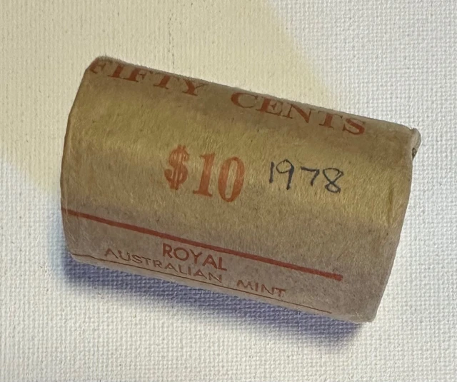 1978 50C RAM Roll H/T (20 Coins) Scarce Roll Ch. UNC to GEM UNC 195.00