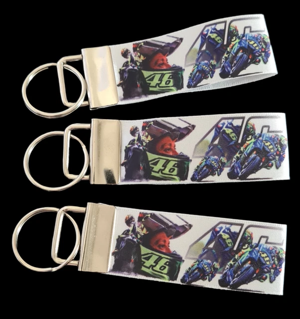 thumbnail image 2 of Valentino Rossi 46 Fan Keyring | MotoGP Yellow Acrylic Keychain (Pack Of 2) 2 of 4