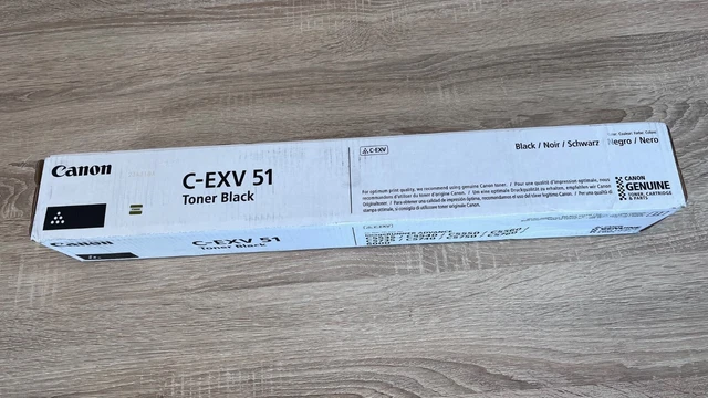 Original Canon C-EXV51 Toner Black Schwarz OVP neu ungeöffnet