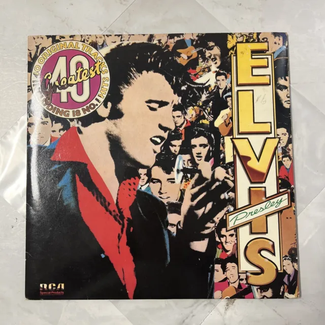 Elvis Presley 40 Greatest Hits RCA PL42691 2x Vinyl LP Mono Gatefold VG+
