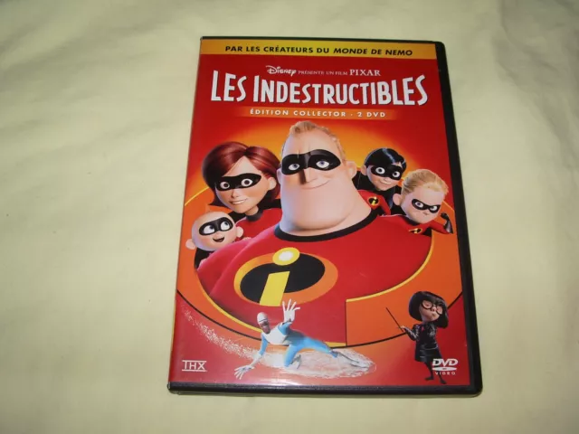 " 2 Dvd Collector Les Indestructibles Walt Disney Pixar Losange Jaune N 78