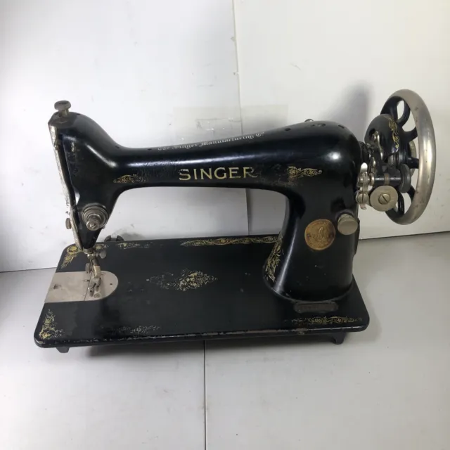 Vintage 1927 Model 66 Singer Sewing Machine Ab890394