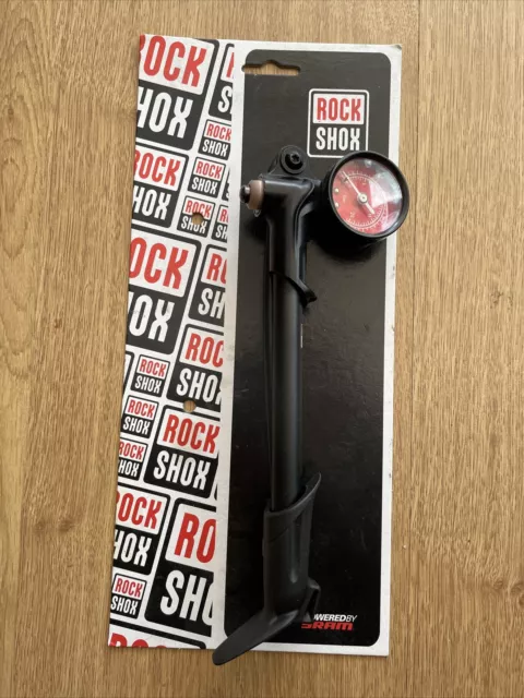 RockShox High Pressure 300psi Fork/Shock Pump - Black (0710845666506)