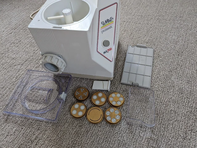 Simac PastaMatic MX700 Automatic Electric Pasta Maker w/ Accessories Italian