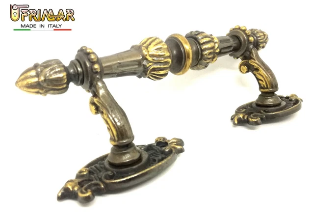 Battente Per Porta In Ottone Brunito - Stile Impero Con Perno, Elegante E Resistente Per Portoni D'Ingresso - Foto 12